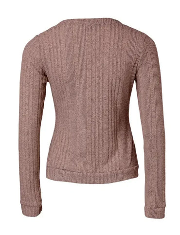 Women's Zip-Up Long Sleeve Blouse - Chic Zipper Front, Semi-Sheer Elegant Tops for Casual Formal Outfits, Easy-Care Machine Wash
