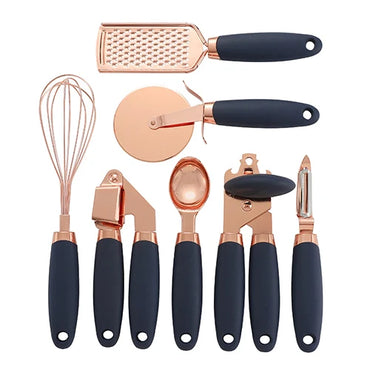 7pcs Kitchen Gadgets Set Garlic Press Pizza Cutter Can Opener Potato Cooking High-End Kitchenware Kitchen Accessories