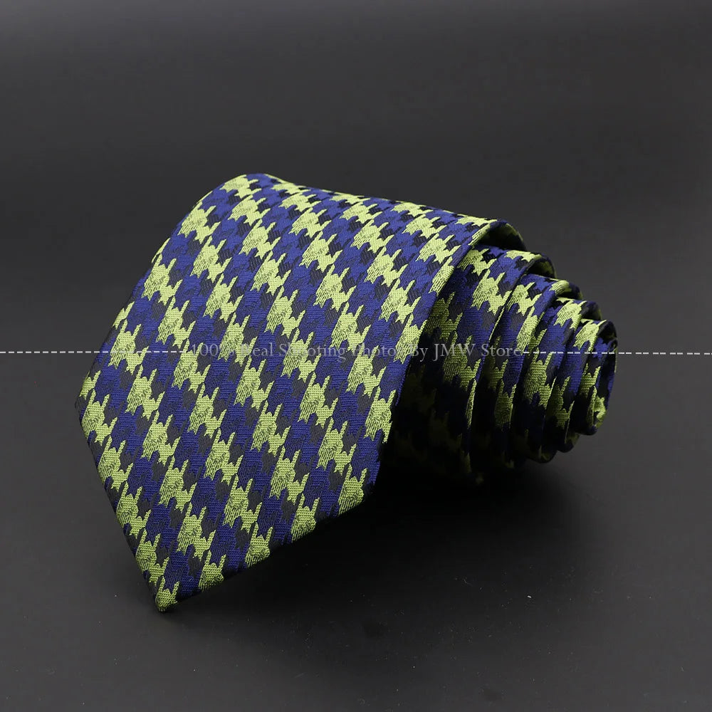 New Design Wedding Men Tie Green Solid Striped Paisley Flower Neckties Men Business Dropshipping Groom Collar Accessories Gift