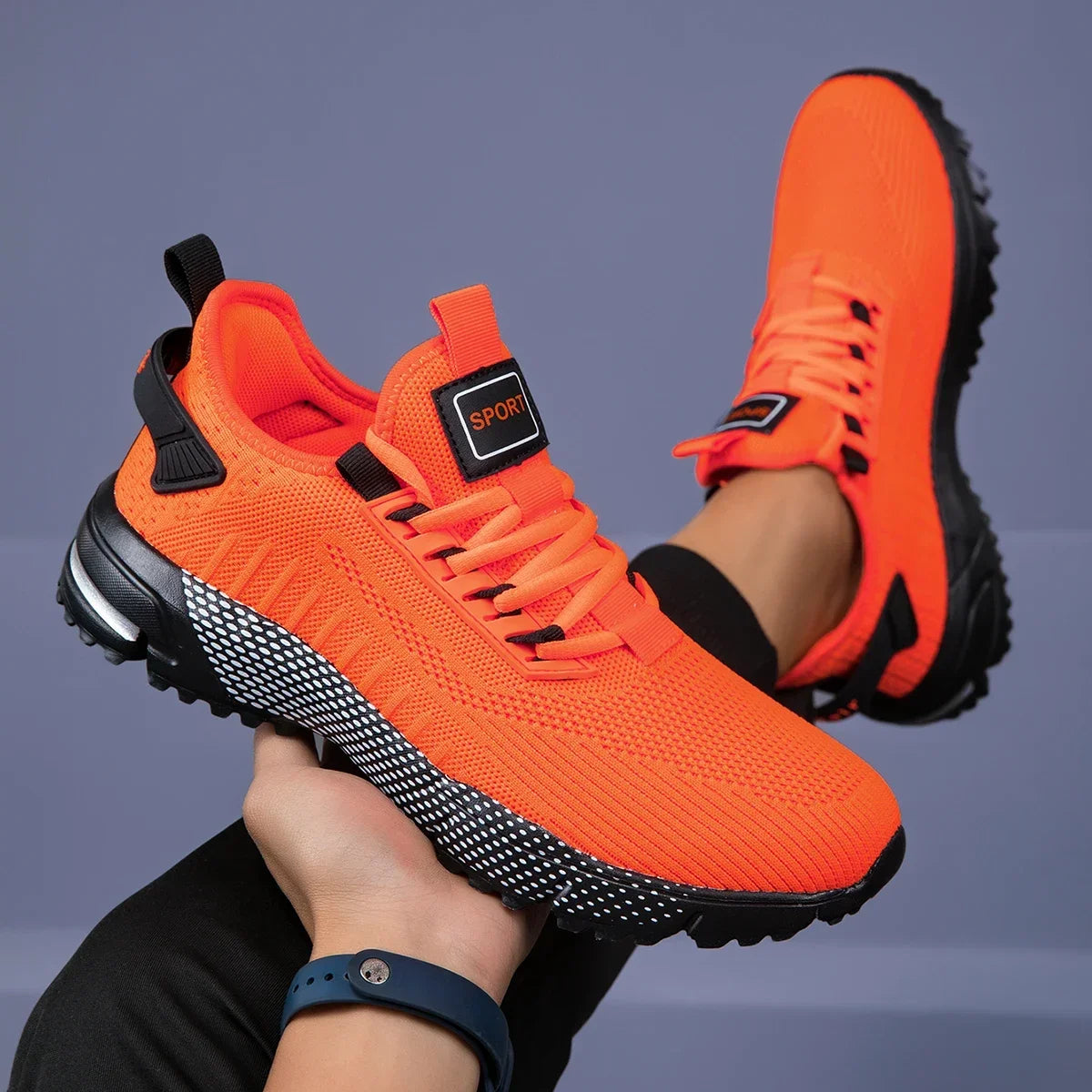Men's Sneakers Breathable Mesh Men Casual Shoes Outdoor Non-Slip Sports Walking Lightweight Male Tennis Shoes Zapatillas Hombre