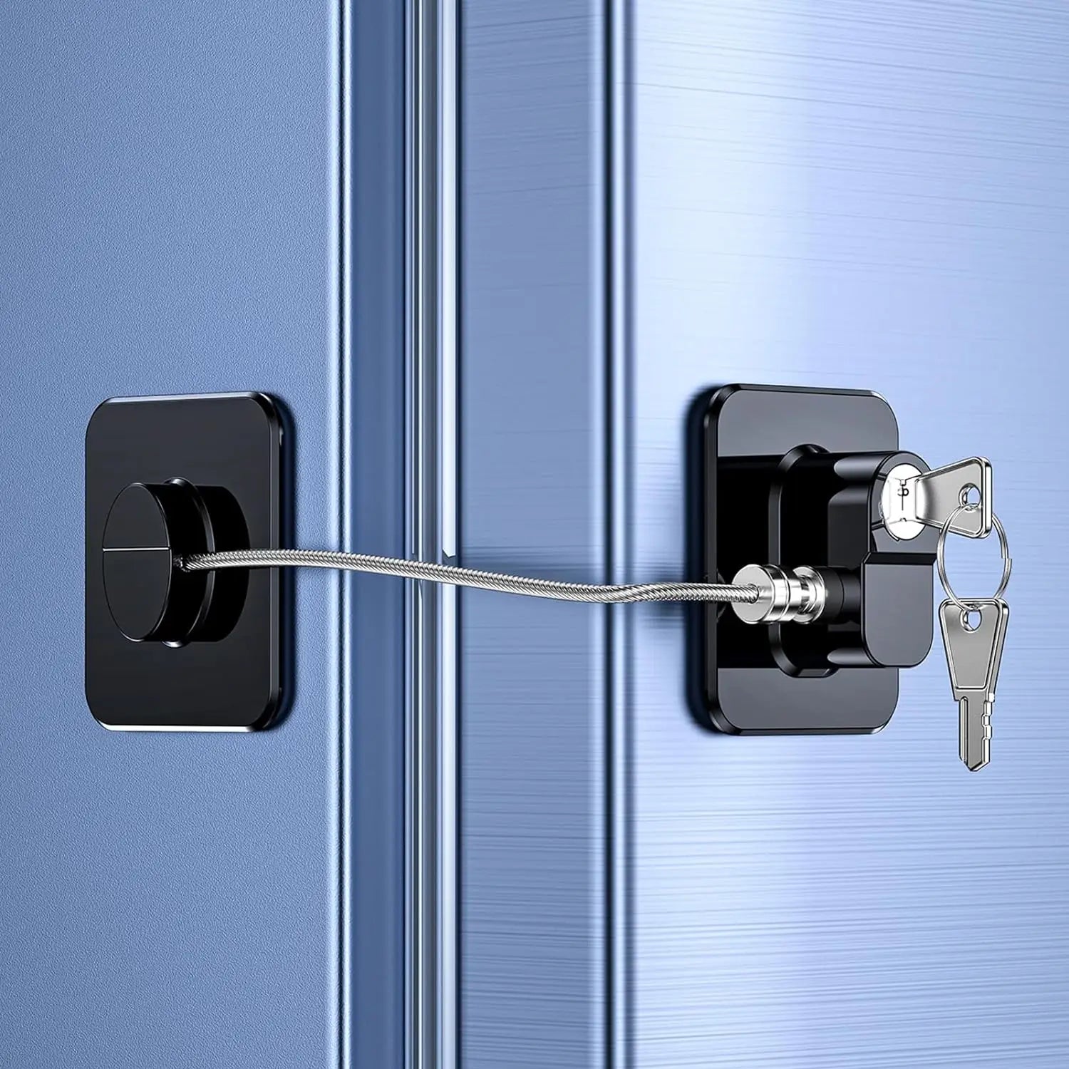 1Pcs Child Safety Lock - Multi-functional Cabinet Locks No Drill Needed for Refrigerator Lock Drawer& Closet Window Lock Baby