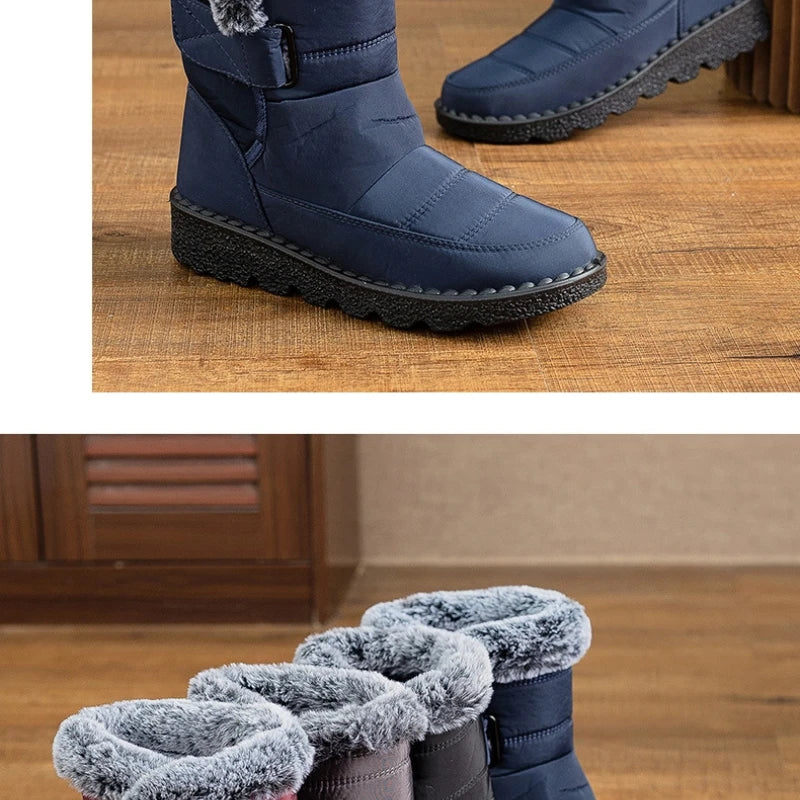 2025 Winter New Arrival Snow Boots for Women New Ladies Shoes Platform Shoes Woman Flat Keep Warm Boots Ladies Casual Shoes