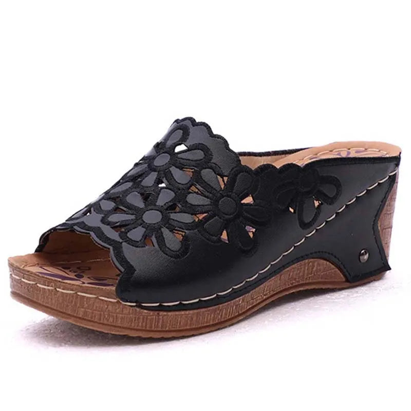 Sandals Shoes Women Summer Comfortable Women Shoe Slides Shoes Woman Wedge Walking Shoes Party Female Footwear Slippers Woman