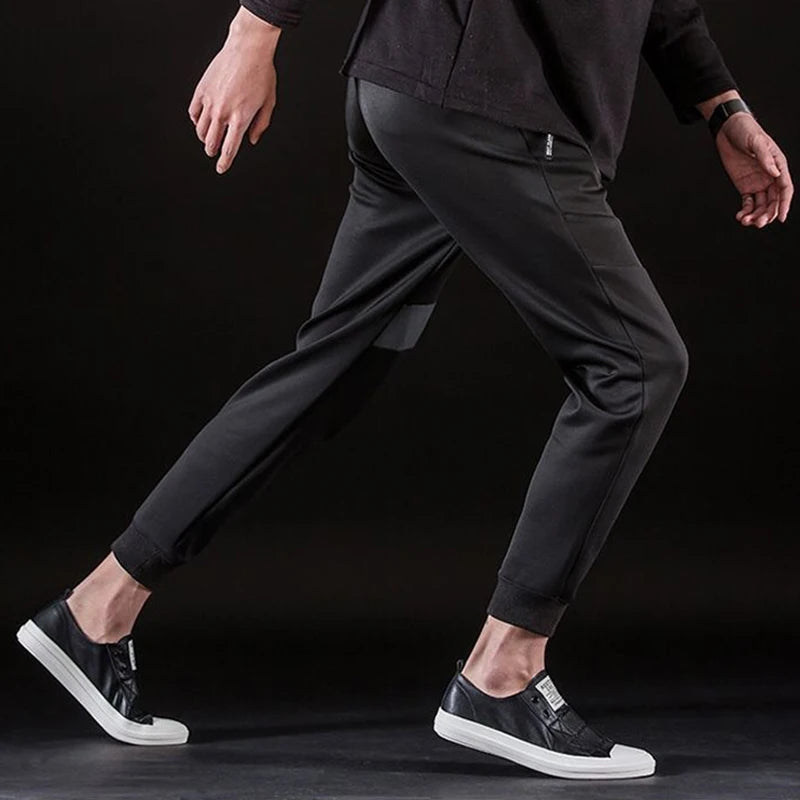 100% Genuine Leather Black White Shoes Men Casual Shoes Soft Flat Brand Cow Leather Cool Street Young Male Footwear D237