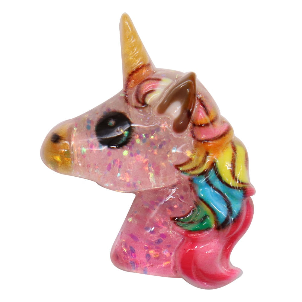 1Pcs Duck Cow Animal Resin Shoe Charms Sandals Shoes Accessories Decorations for Croc JIBZ Children Birthday Gifts