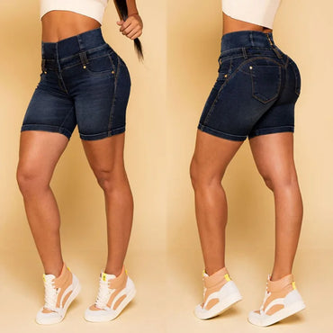 Women Bodycon Denim Shorts Ladies carry buttock Shorts Three Minutes of Pants Jeans Skinny Y2K Short Pants Feminina