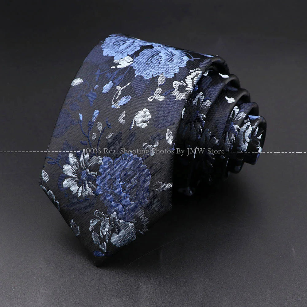 New Design Wedding Men Tie Wave Floral Fireworks MeteorFlower Neckties Men Business Dropshipping Groom Collar Accessories Gift