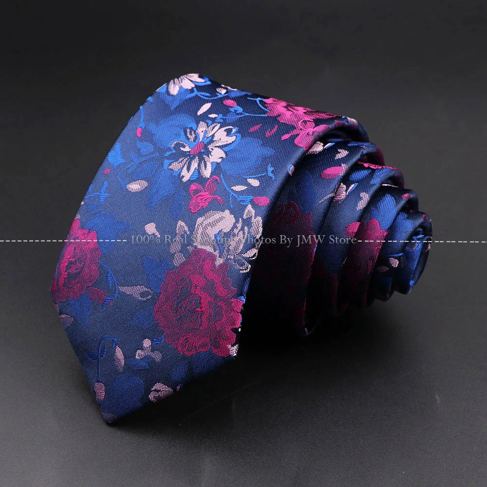 New Design Wedding Men Tie Wave Floral Fireworks MeteorFlower Neckties Men Business Dropshipping Groom Collar Accessories Gift