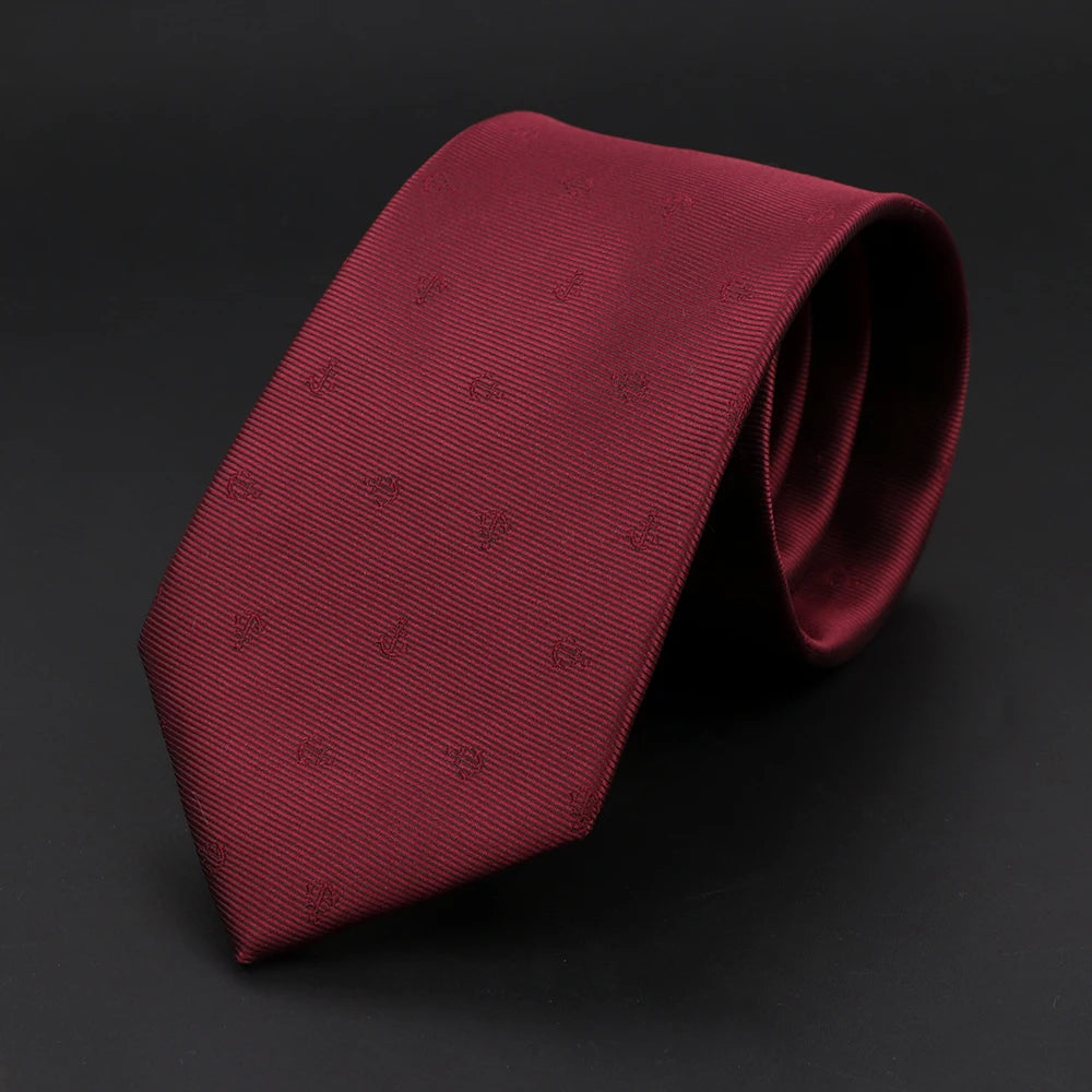New Style Fashion Jacquard Paisley Striped Necktie For Men 7cm Dark Blue Black Formal Business Party Skinny Slim Cravat Tie Gift