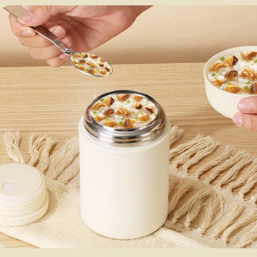 Insulated Food Jar, Insulated Soup Cup, 316 Stainless Steel Double, Wall Insulated Tumbler, for Bird's Nest Soup, Desserts.