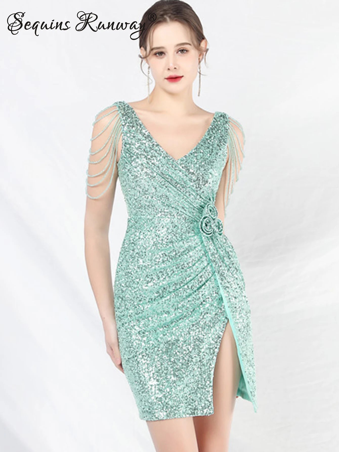 Sexy backless sequin black summer dress women 2024 elegant luxury prom Mega Mart Center Sexy backless sequin black summer dress women 2024 elegant luxury prom Mega Mart Center