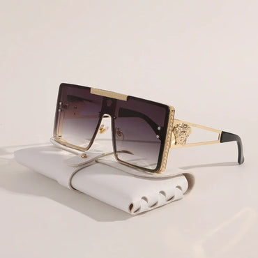 New Personality Square Big Cool Sunglasses for Men Women Fashion Retro Luxury Design Male Sun Glasses Gafas UV400 Gafas De Sol
