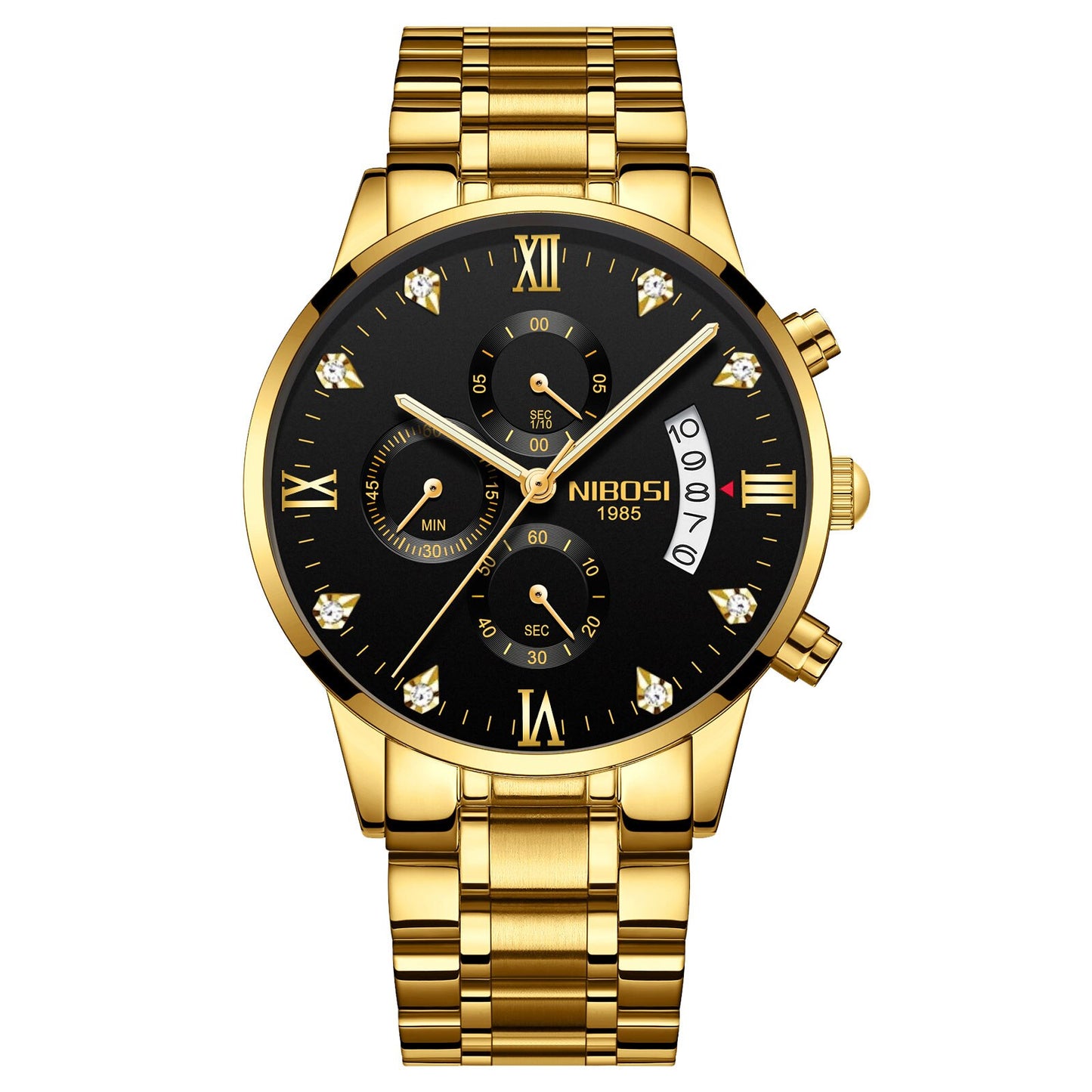 NIBOSI Relogio Masculino Men Watches Luxury Famous Top Brand Men's Fashion Casual Dress Watch Military Quartz Wristwatches Saat