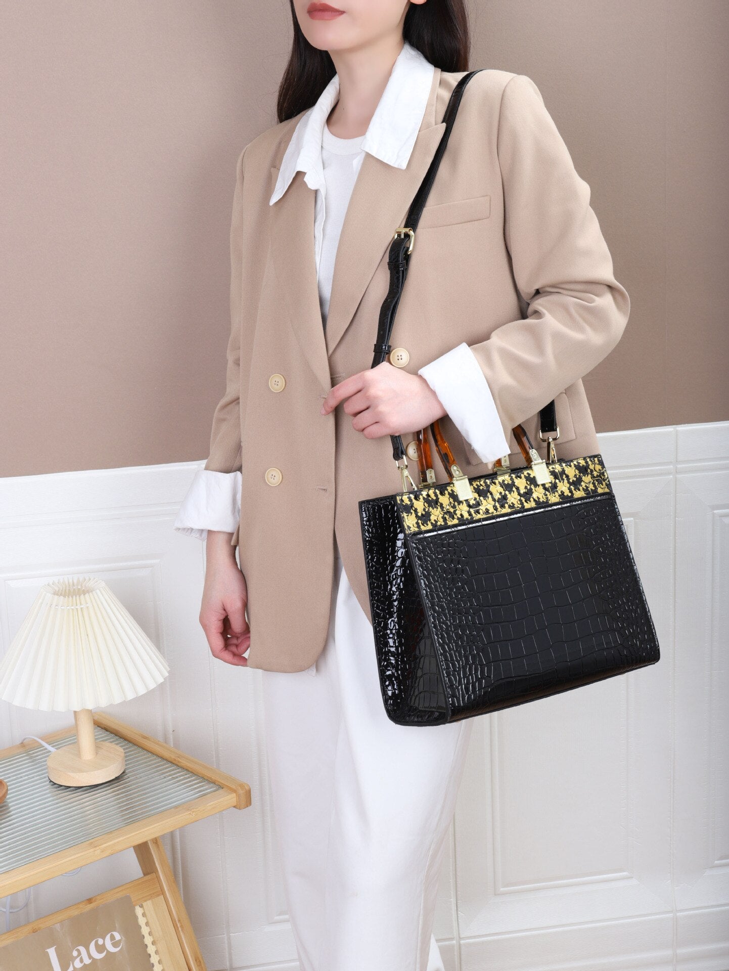 Brand Fashion Women's Bag Genuine Leather Ladies Handbags Mother Bag 2023 Large Capacity Portable Shoulder Messenger Tote Bags