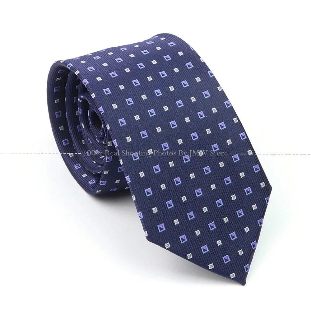 New Design Dot Wedding Men Tie Grey Blue Striped Paisley Flower Necktie Men Business Dropshipping Groom Collar Accessories Gift