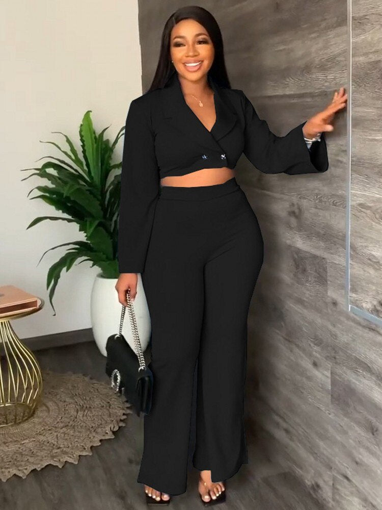 2023 Sexy Dashiki Traditional African Two Piece Set Women Africaine Print Bodycon Tops And Pants