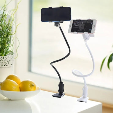 360 Clip Mobile Phone Holder Stand Portable Flexible Lazy Bed Desktop Bracket Smartphones Desk Bed Mount Stand Base Support 75cm