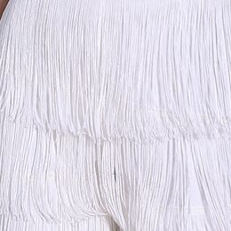 Sexy New Fringed Pants Zipper Pants Tassels Sexy Elegant High Waist Tights Zip Tassel