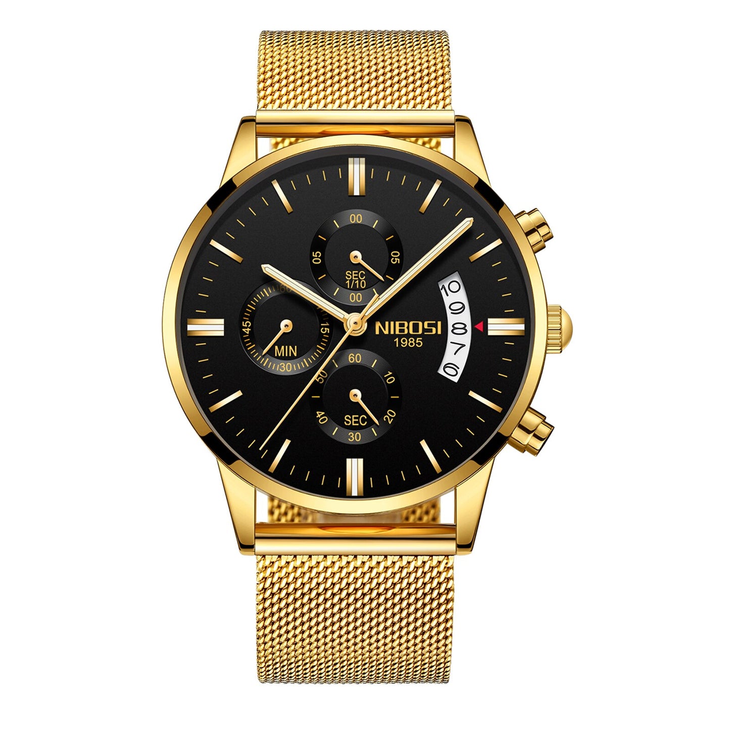 NIBOSI Relogio Masculino Men Watches Luxury Famous Top Brand Men's Fashion Casual Dress Watch Military Quartz Wristwatches Saat