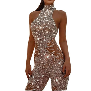 Sleeveless Jumpsuits for Women 2024 Fashion Spring Streetwear Slim Womens Jumpsuit Chic Elegant Pencil Pants Jumpsuit Bodysuit