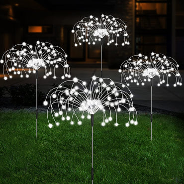 Solar LED Firework Fairy Lights Outdoor Waterproof Garden Decoration Lawn Pathway Solar Lamp