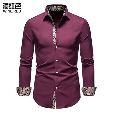 Men's Shirt with Collar White Shirts Man Long Sleeve Men's Shirts 2023 Mens Polo Shirts for Men Famous Brands