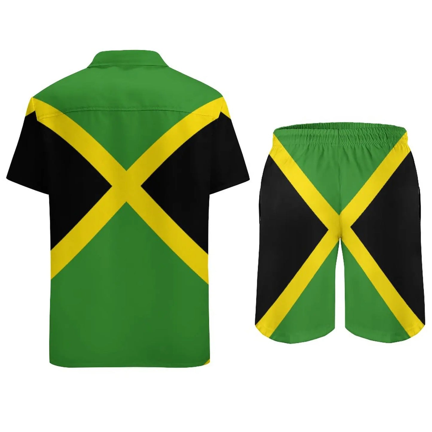 Jamaica Men's Beach Suit Funny 2 Pieces Pantdress top Quality Home Eur Size