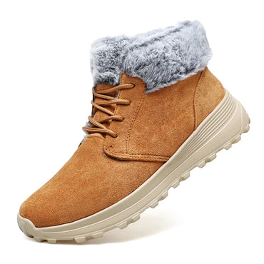 Winter Boots for Men 2025 New Plush Snow Boots Men Ankle Boots Warm Black Couple Cotton Couples Platform Shoes Sneakers