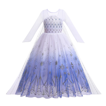Elsa Anna Kid Princess Girls Dress Rapunzal Kids Cosplay Halloween Vestidos Children Costume Birthday Party Dress
