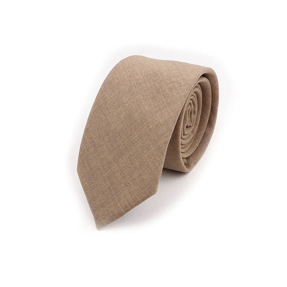 Solid Color Handmade Cotton Ties Men Necktie Striped Narrow Collar Slim Pink Sage Green Casual Tie Wedding Suit Accessories Gift