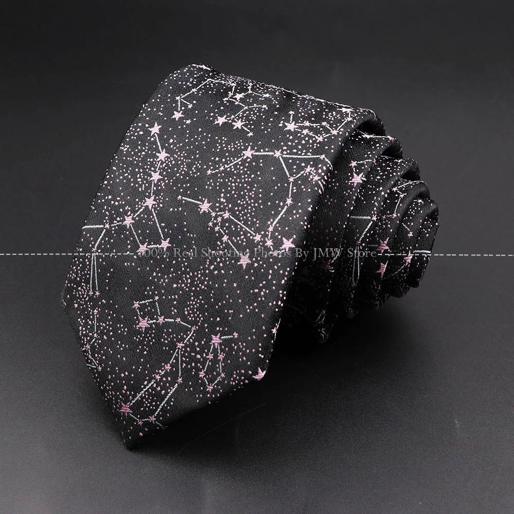 New Design Wedding Men Tie Wave Floral Fireworks MeteorFlower Neckties Men Business Dropshipping Groom Collar Accessories Gift