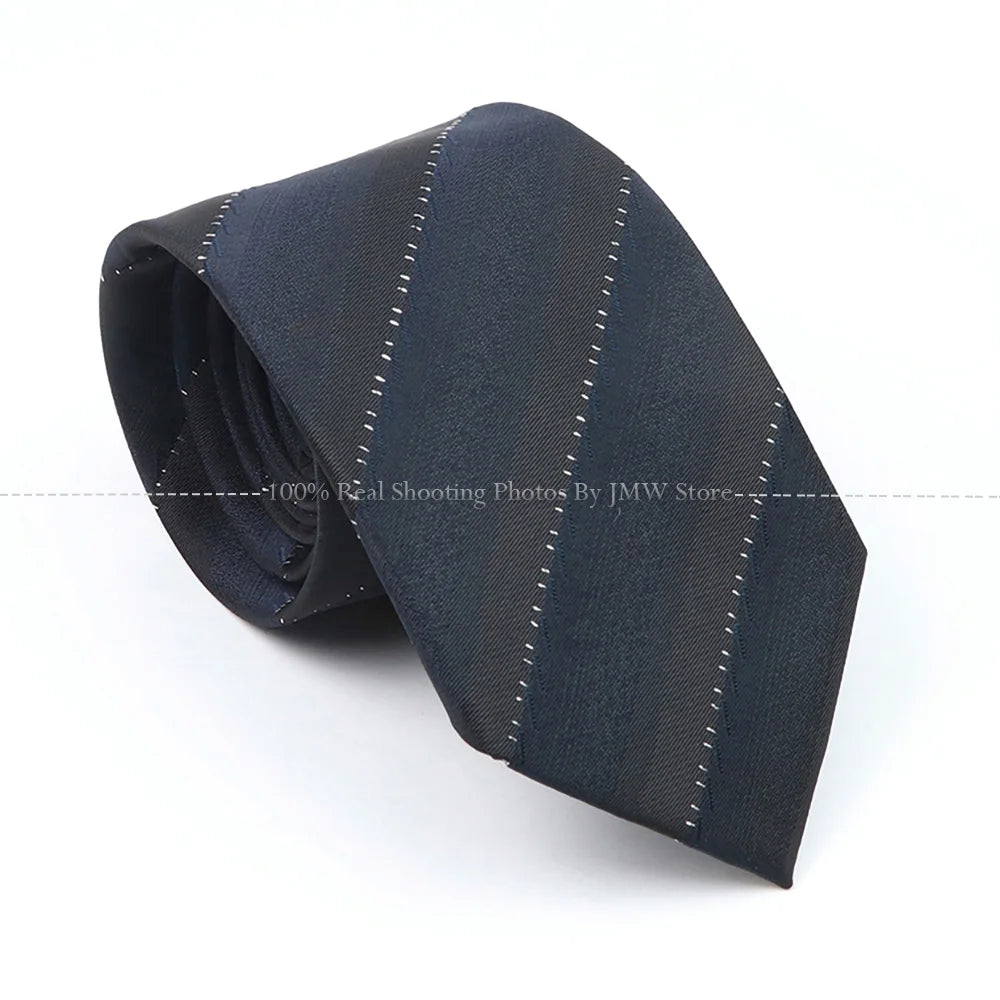 New Design Dot Wedding Men Tie Grey Blue Striped Paisley Flower Necktie Men Business Dropshipping Groom Collar Accessories Gift