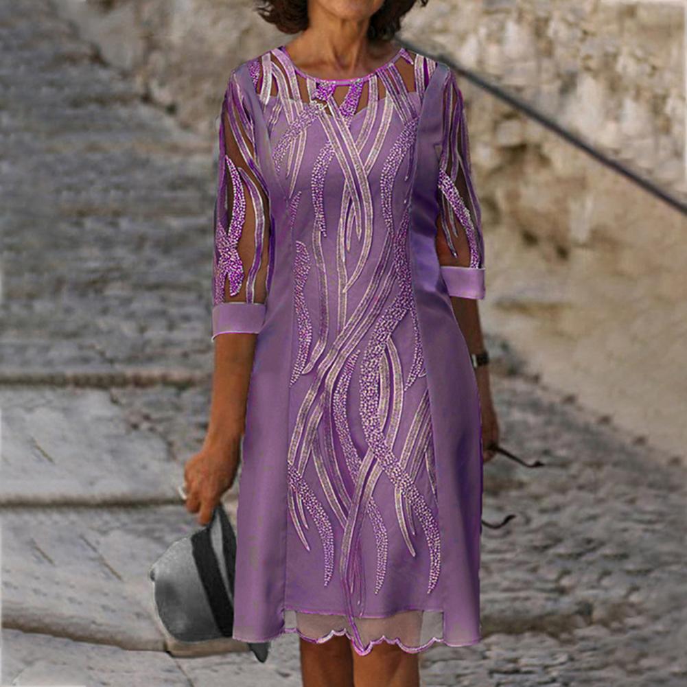 Hot!New Summer Elegant Casual Women's Dresses For Women 2022 See-through Mesh Patchwork Quick Dry Women Dress Mini for Dating