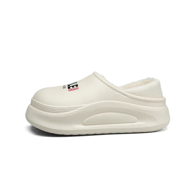 Winter Women Shoes Slippers Comfort Slip-on Mans Sandals Leisure Warm Short Plush Men Shoes Women