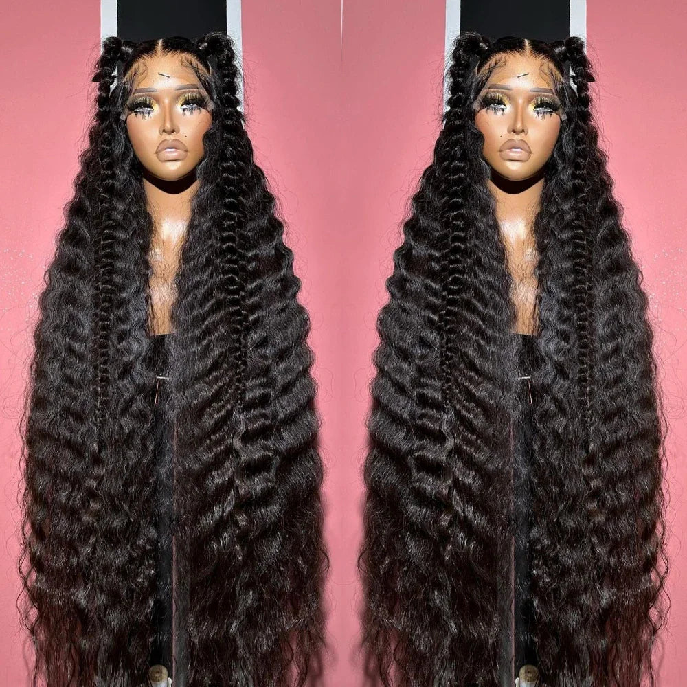 Loose Deep Wave 13x6 13x4 Hd Lace Frontal Wig 30 40 Inch 360 Full