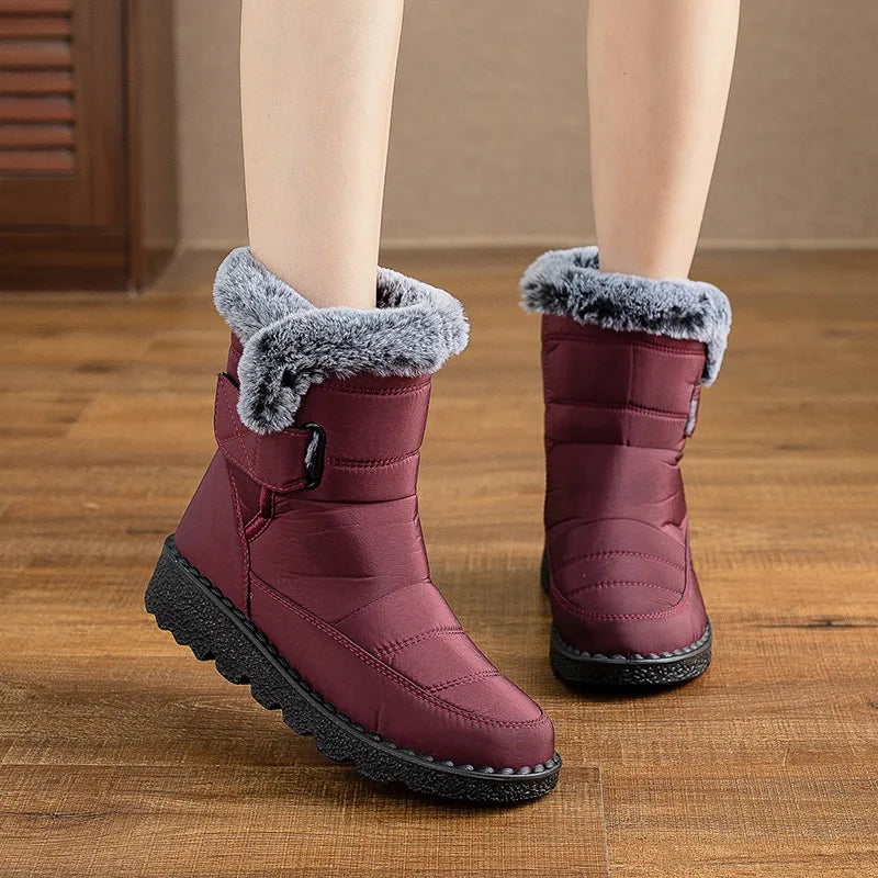 2025 Winter New Arrival Snow Boots for Women New Ladies Shoes Platform Shoes Woman Flat Keep Warm Boots Ladies Casual Shoes