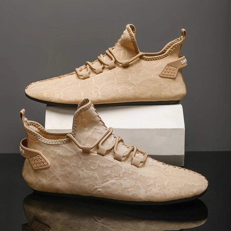YRZL Fashion Summer Shoes Soft Comfortable Breathable Shoe for Man Shoes Men Trend Lightweight Outdoor Casual Walking Shoes