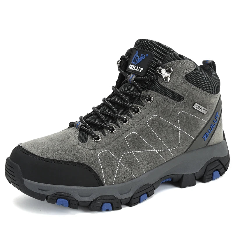 Winter Snow Boots Men Warm Comfortable Plush Laced Anti-slip High-top Men Boots Durable Soft Comfortable Hiking Shoes Women