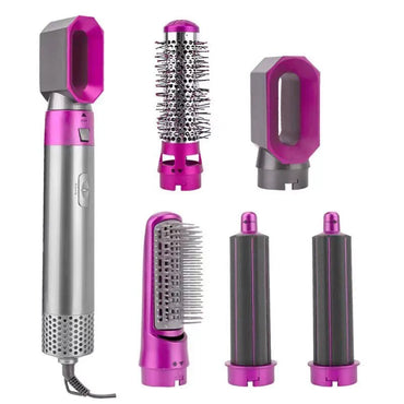 Hairdryer Comb A 5 In 1 Hot Air Comb For Curling And Straightening Hair Automatic Straight Hair Comb And Hair Dryer