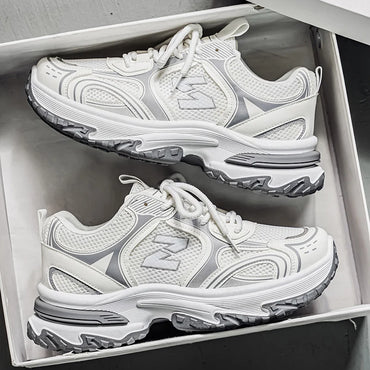 Sneakers, Men's Casual Sports Shoes, Suitable for Comfortable Wear All Year Round, with Lace-up Design, Low Top, Breathable