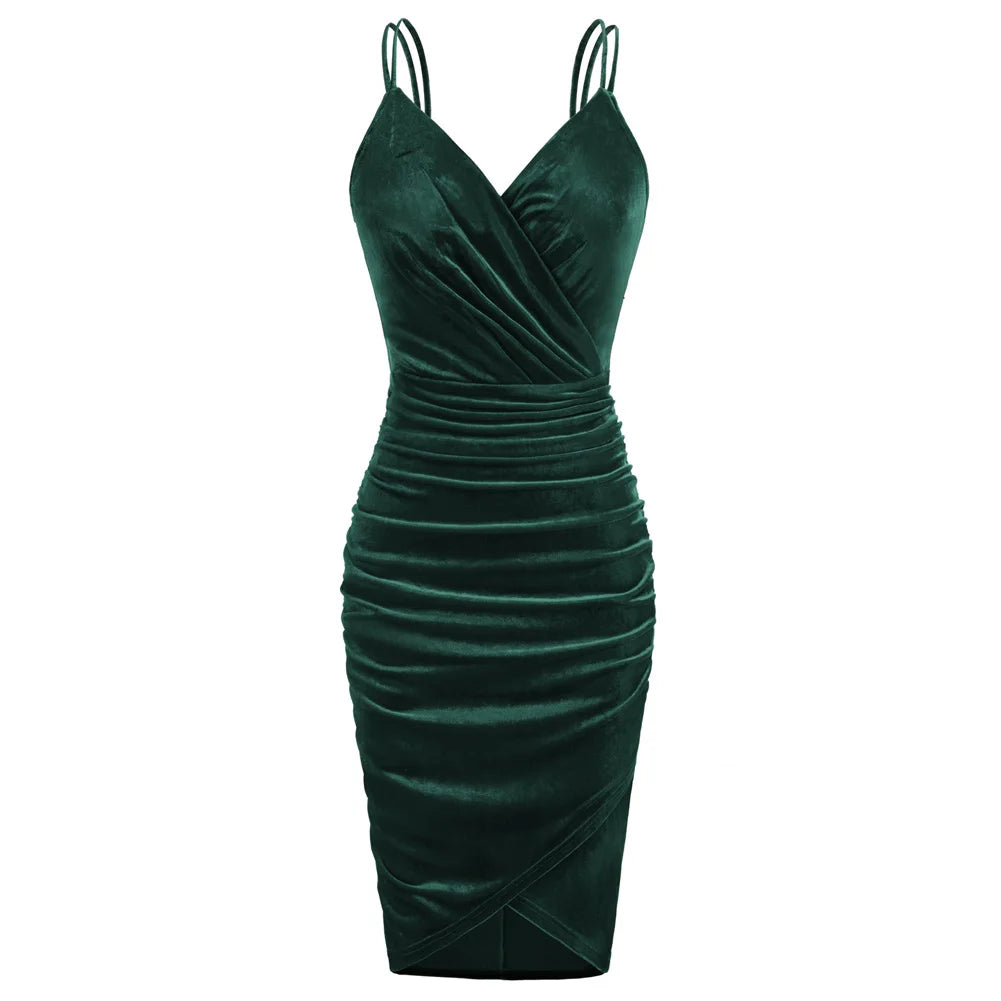 open lace back dress GRACE KARIN Women Retro Velvet Party Dress Dual Strap V-Neck Wrap Hem –  Mega Mart Center