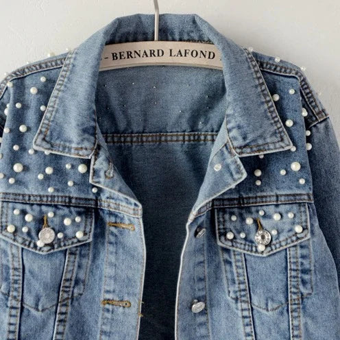 2025 Denim Coat Women Denim Coat Turn Down Collar Single Breasted Full Sleeve Jackets Loose Casual Regular Short Jacket