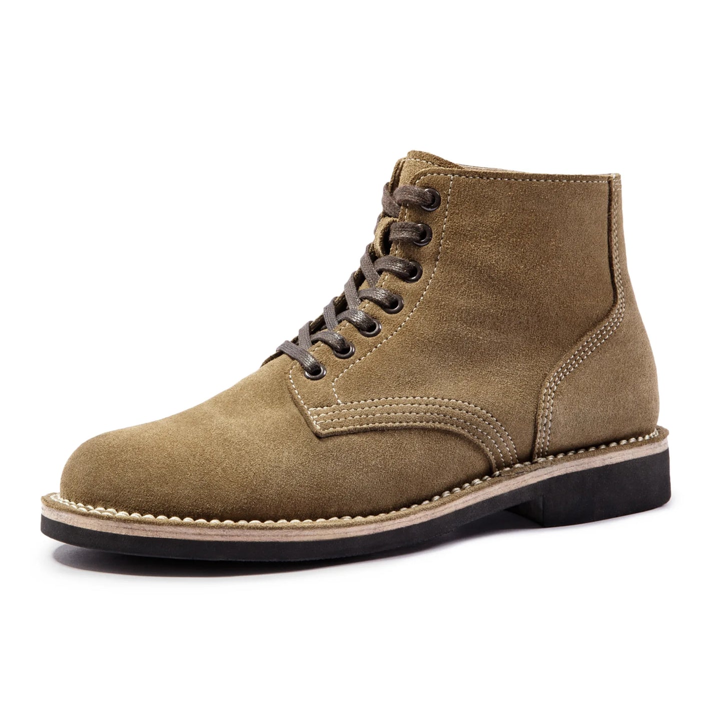 Men's Work Boots Spring American Style High Top Desert Boots Vintage Military Boots Mid Top Motorcycle Ankle Boots