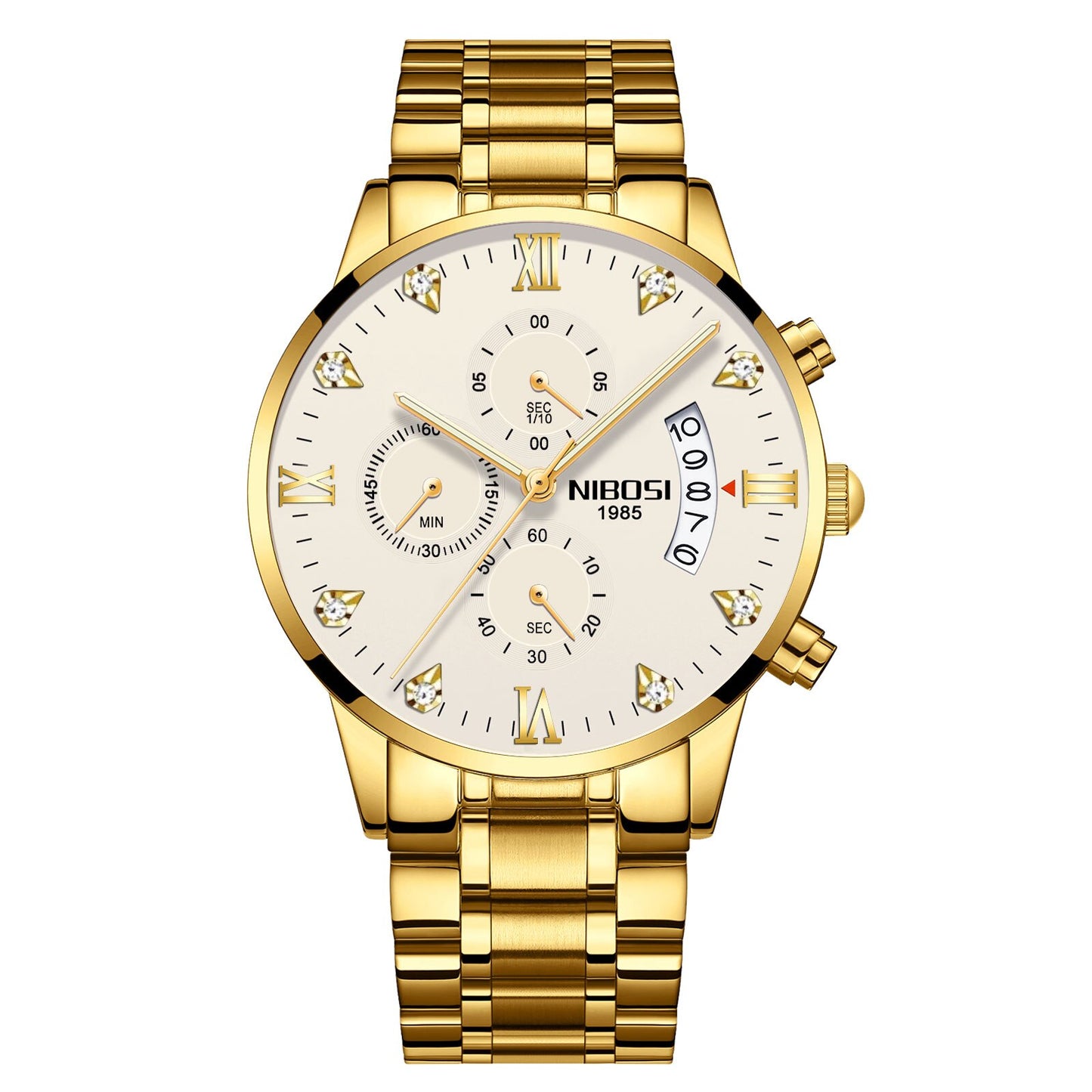NIBOSI Relogio Masculino Men Watches Luxury Famous Top Brand Men's Fashion Casual Dress Watch Military Quartz Wristwatches Saat