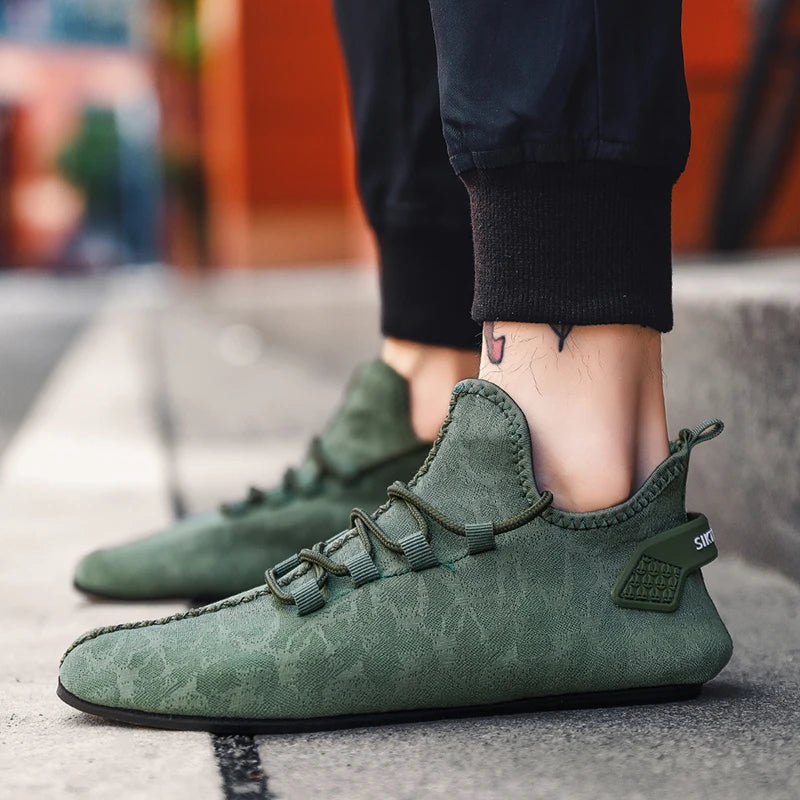 YRZL Fashion Summer Shoes Soft Comfortable Breathable Shoe for Man Shoes Men Trend Lightweight Outdoor Casual Walking Shoes