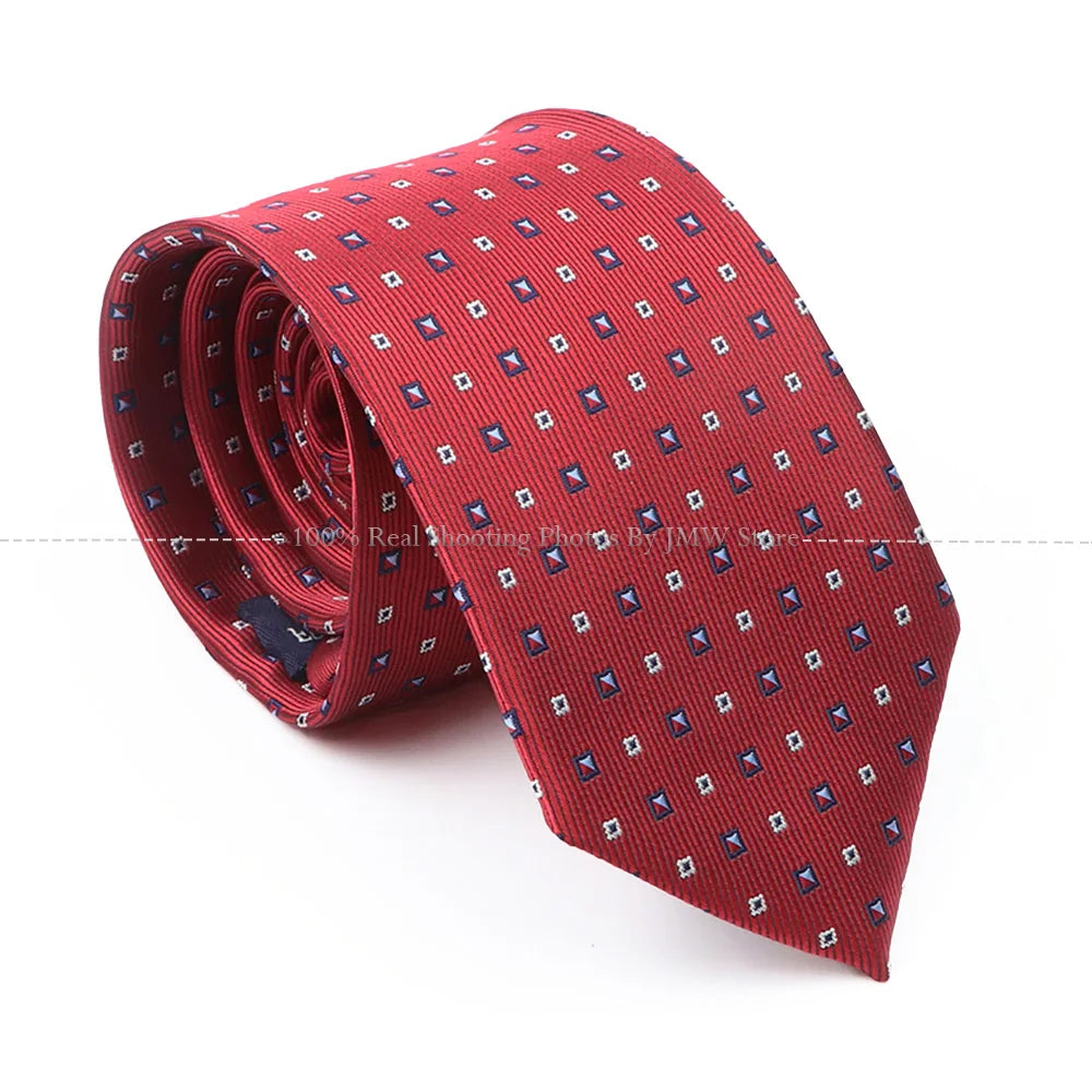 New Design Dot Wedding Men Tie Grey Blue Striped Paisley Flower Necktie Men Business Dropshipping Groom Collar Accessories Gift
