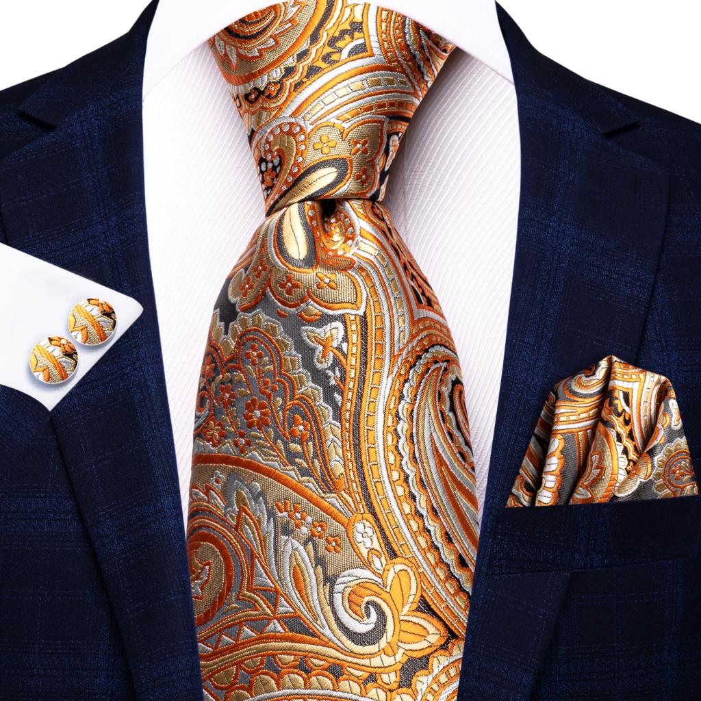 Hi-Tie Blue Business Solid 100% Silk Men's Tie NeckTie 8.5cm Ties for Men Formal Luxury Wedding High Quality Gravata
