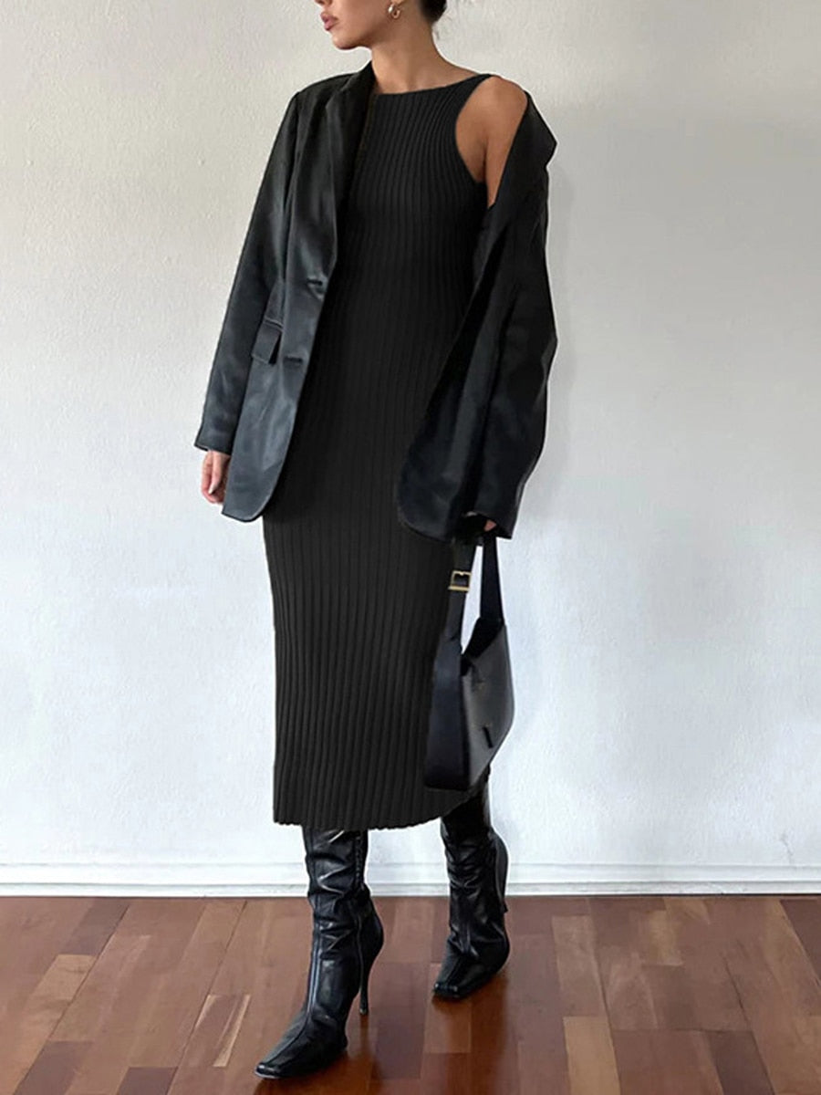 Sexy Women's Sling Print Long Dress