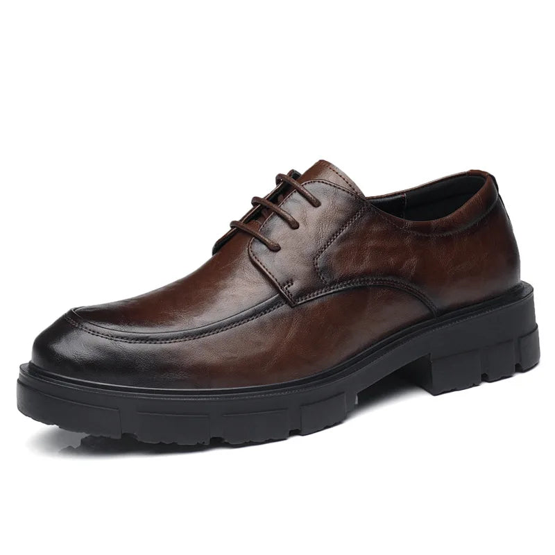 5 8 10 Cm Heel Shoes Men Fashion Casual Cow Leather Men's Dress Shoes Mega Mart Center 5 8 10 Cm Heel Shoes Men Fashion Casual Cow Leather Men's Dress Shoes Mega Mart Center