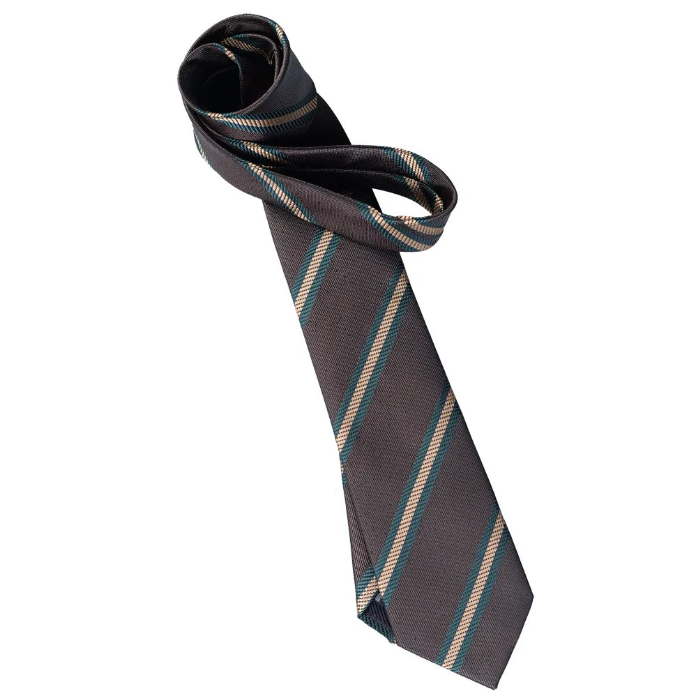 Men's Fashion Silk Tie 8cm Striped Novelty Necktie Blue Green Orange Color Ties For Men Floral Party Ties Wedding Business Gift